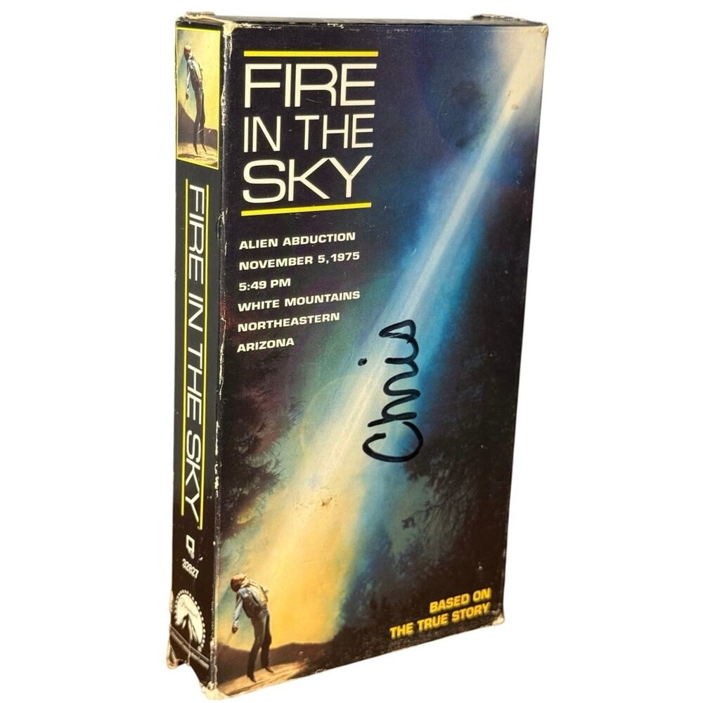 Fire in the Sky VHS 1993 Paramount Pictures Alien Abduction Cult Sci-Fi Mark